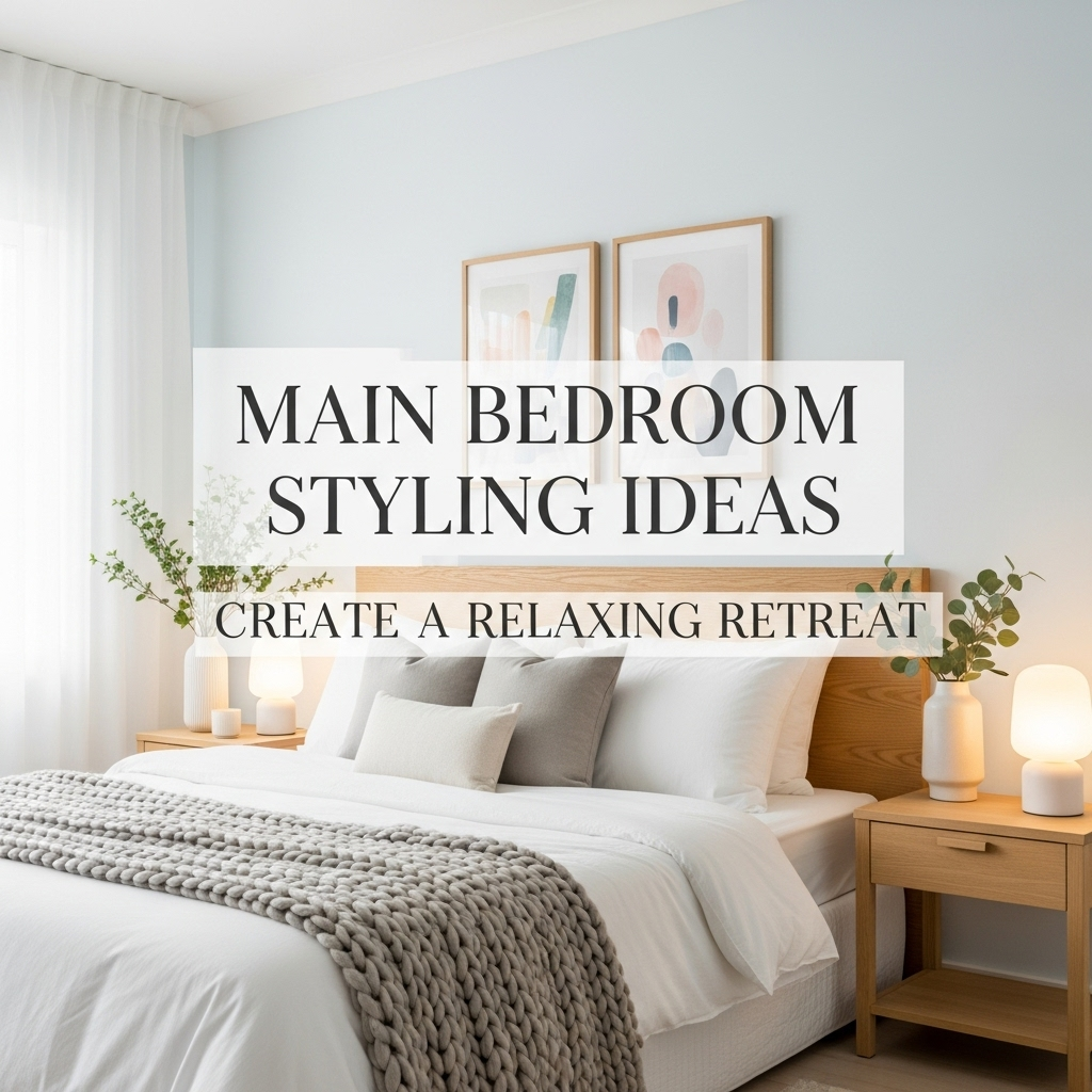 Main Bedroom Styling Ideas