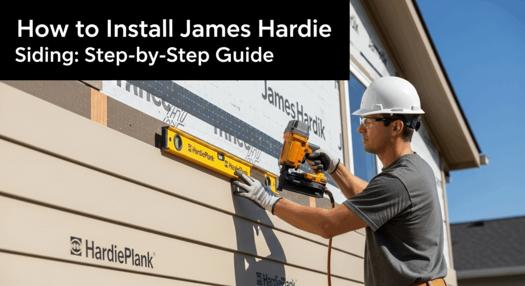 How to Install James Hardie Siding