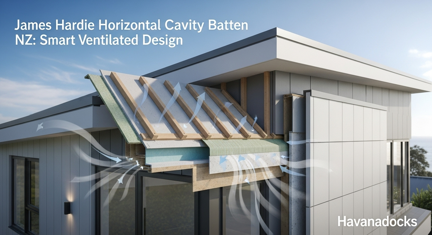 James Hardie Horizontal Cavity Batten NZ: Smart Ventilated Design