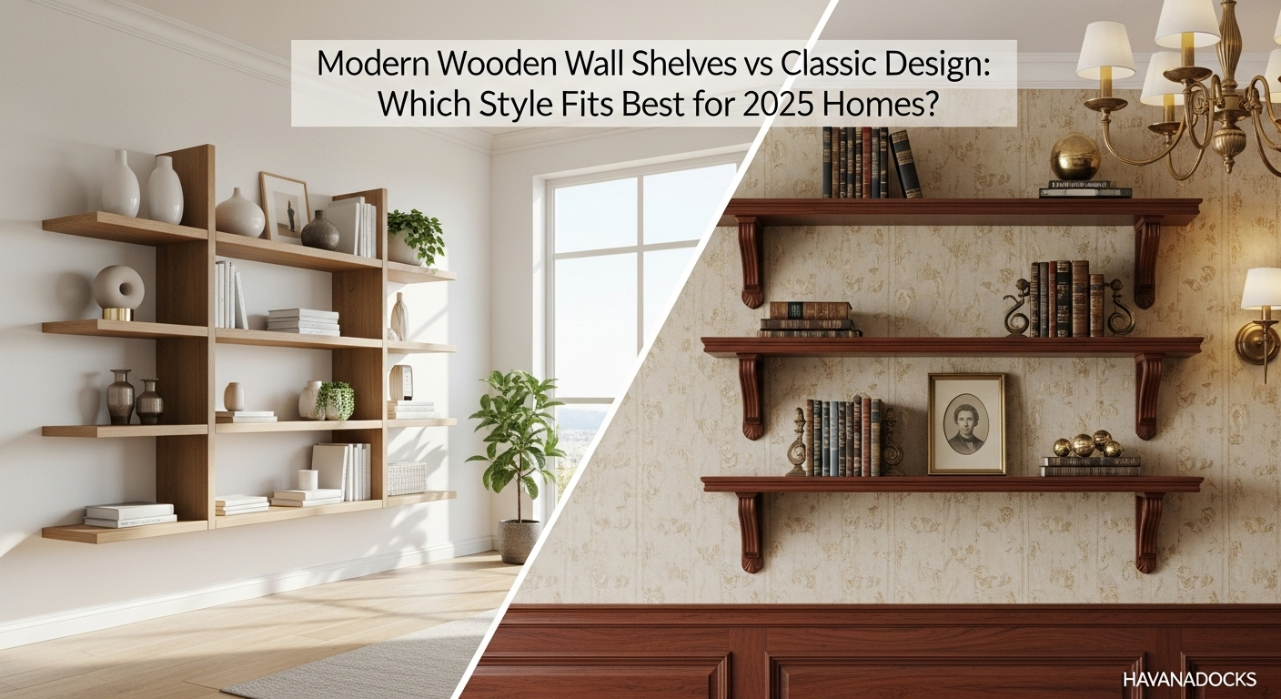 Modern Wooden Wall Shelves vs Classic Design: Which Style Fits Best for 2025 Homes?