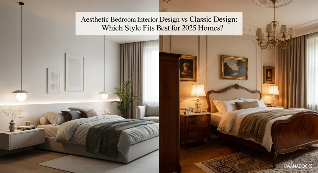 Aesthetic Bedroom Interior Design vs Classic Design: Which Style Fits Best for 2025 Homes?