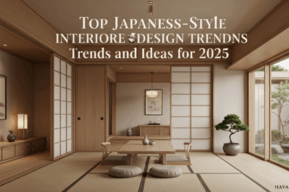 Top Japanese-Style Interior Design Trends and Ideas for 2025
