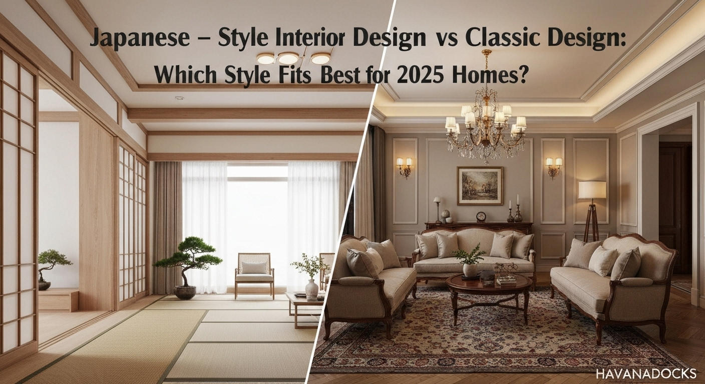Japanese-Style Interior Design vs Classic Design: Which Style Fits Best for 2025 Homes?