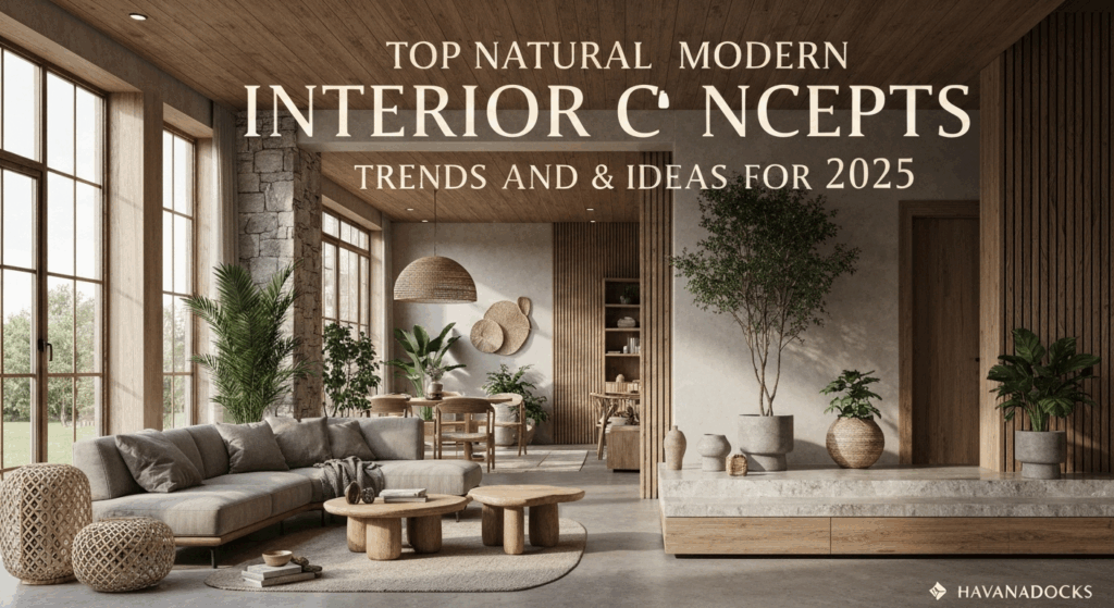Top Natural Modern Interior Concepts Trends and Ideas for 2025