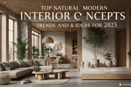 Top Natural Modern Interior Concepts Trends and Ideas for 2025