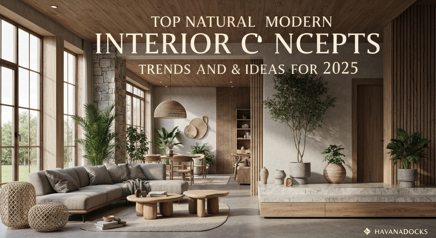 Top Natural Modern Interior Concepts Trends and Ideas for 2025