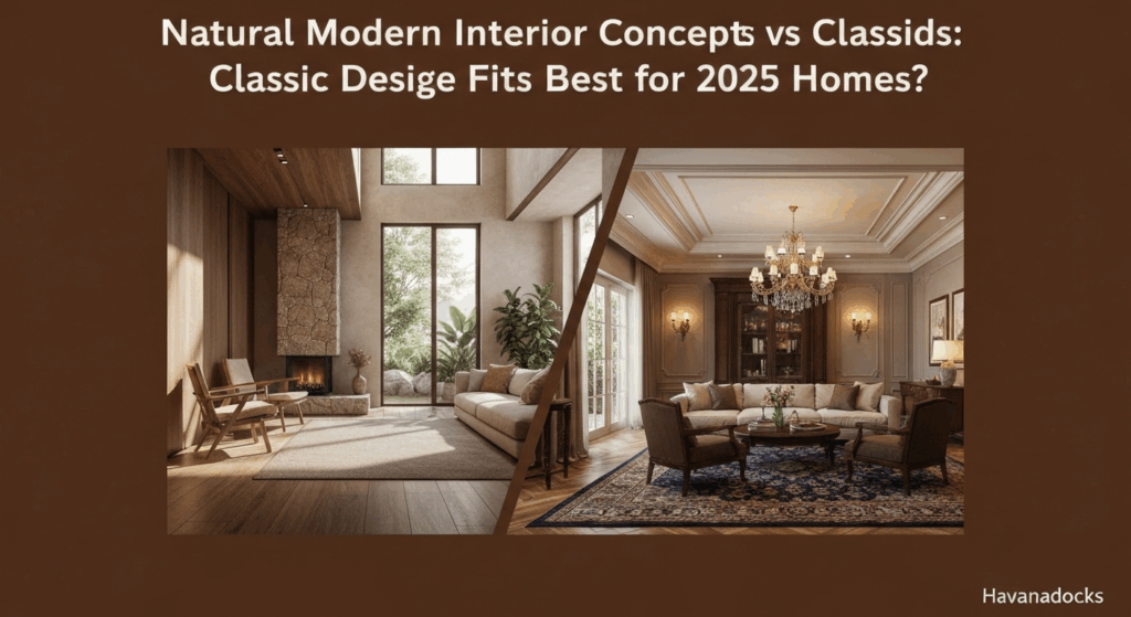 Natural Modern Interior Concepts vs Classic Design: Which Style Fits Best for 2025 Homes?