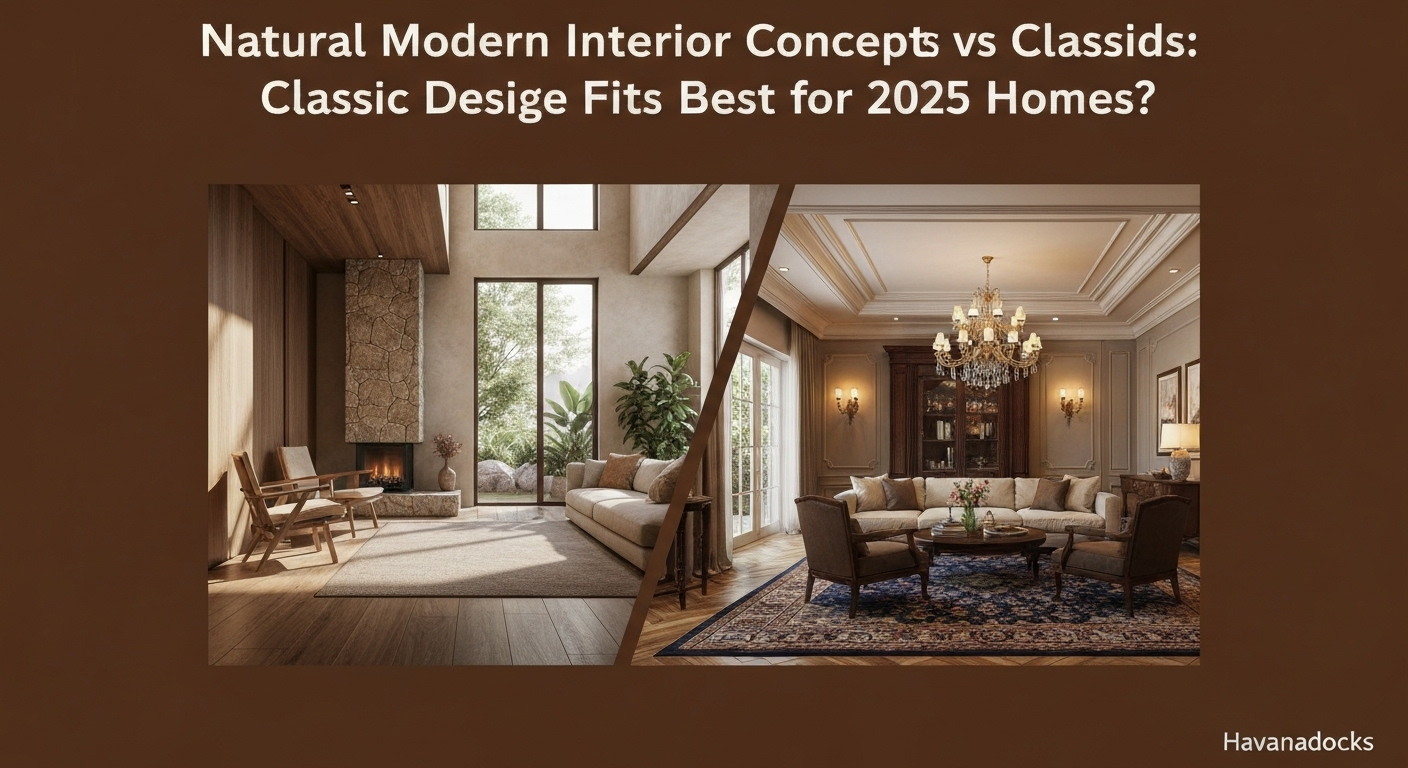 Natural Modern Interior Concepts vs Classic Design: Which Style Fits Best for 2025 Homes?