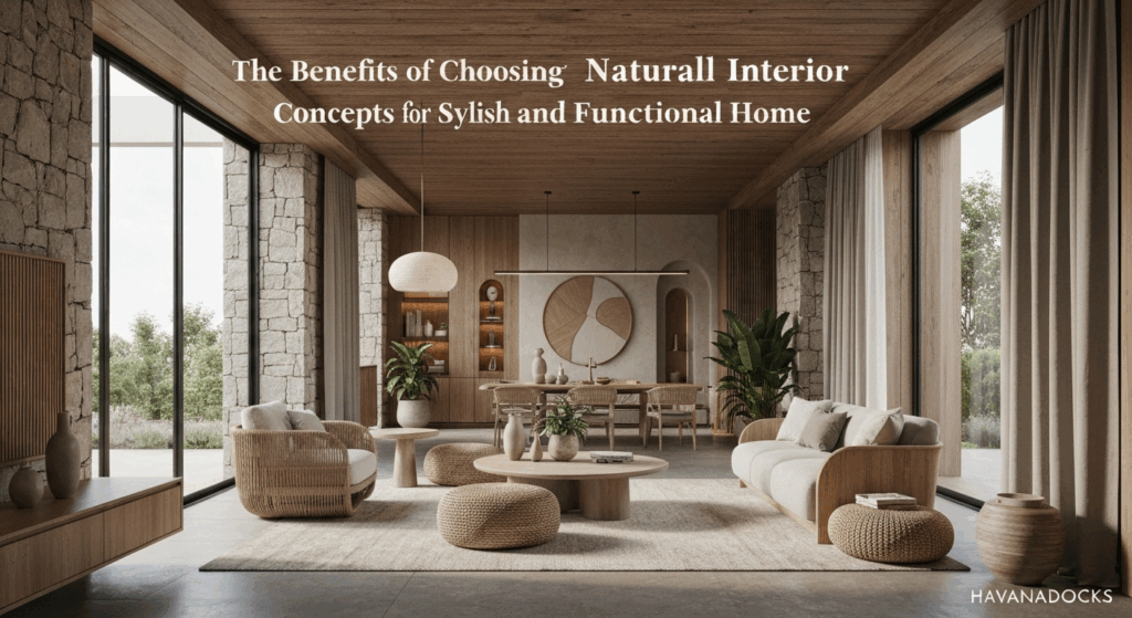 The Benefits of Choosing Natural Modern Interior Concepts for a Stylish and Functional Home