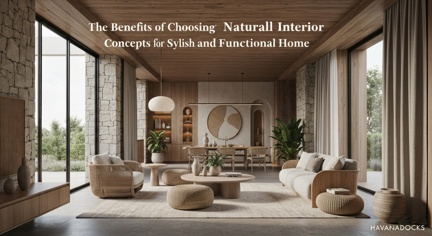 The Benefits of Choosing Natural Modern Interior Concepts for a Stylish and Functional Home