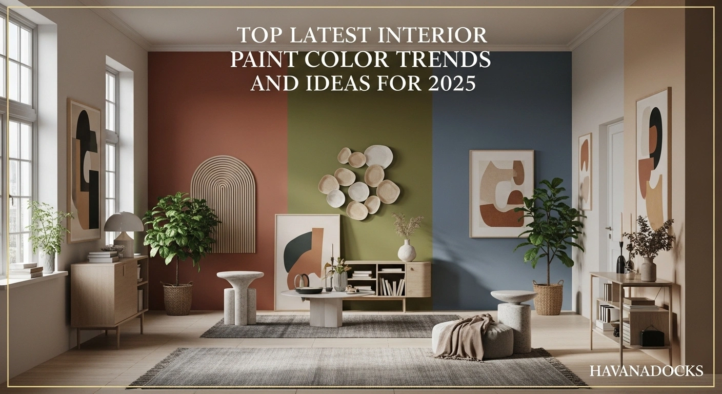Top Latest Interior Paint Color Trends Trends and Ideas for 2025