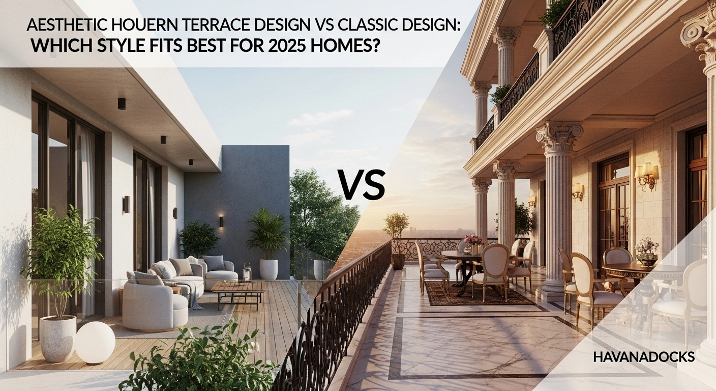 Aesthetic House Terrace Design vs Classic Design: Which Style Fits Best for 2025 Homes?