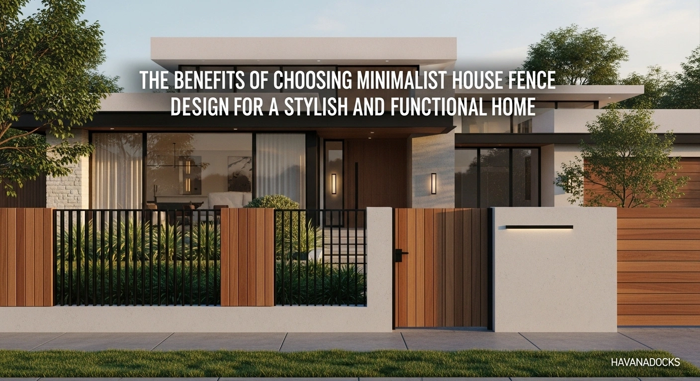 The Benefits of Choosing Minimalist House Fence Design for a Stylish and Functional Home
