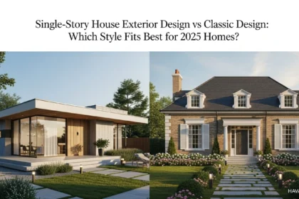 Single-Story House Exterior Design vs Classic Design: Which Style Fits Best for 2025 Homes?