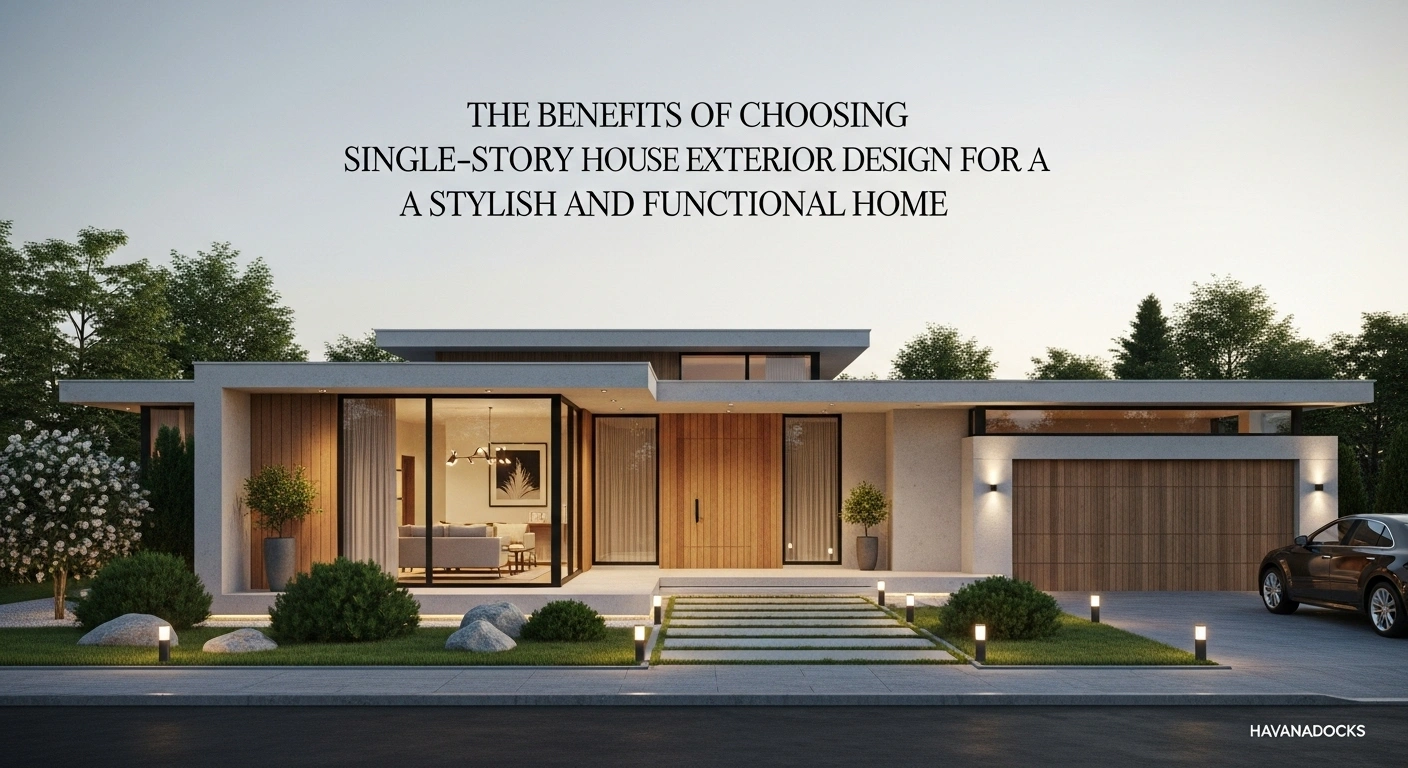 The Benefits of Choosing Single-Story House Exterior Design for a Stylish and Functional Home