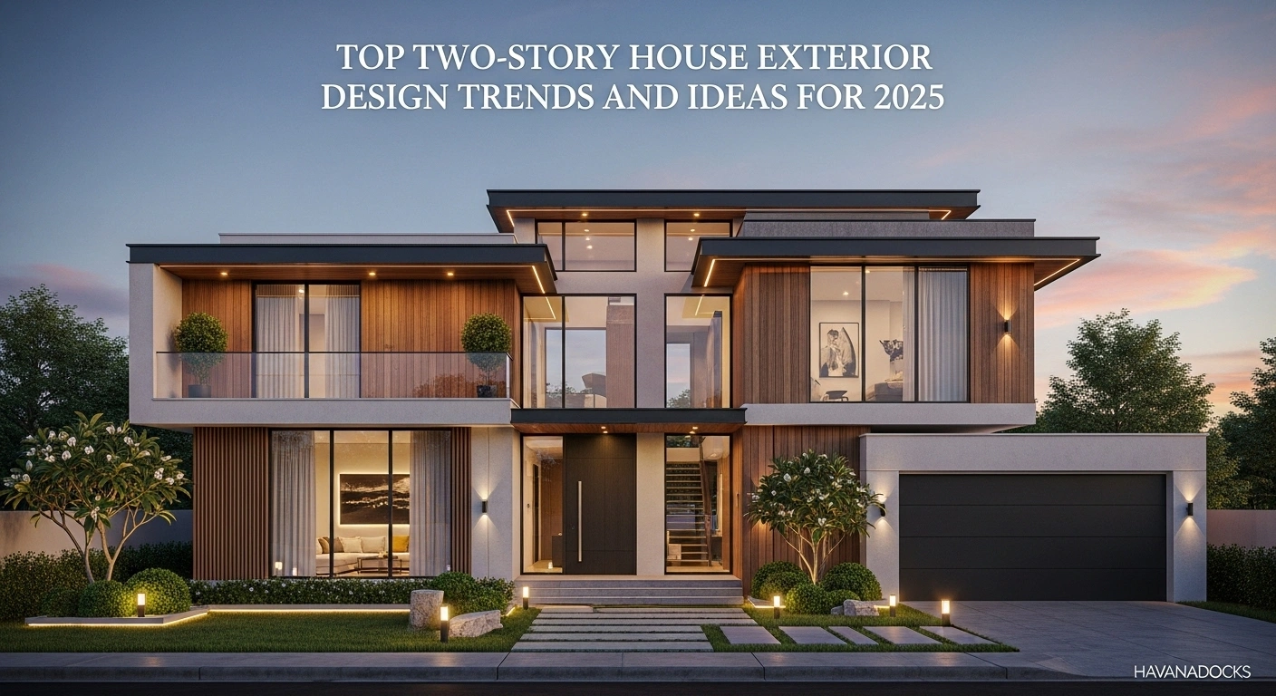 Top Two-Story House Exterior Design Trends and Ideas for 2025