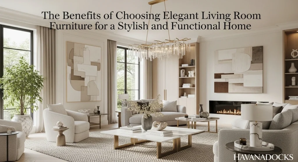 The Benefits of Choosing Elegant Living Room Furniture for a Stylish and Functional Home