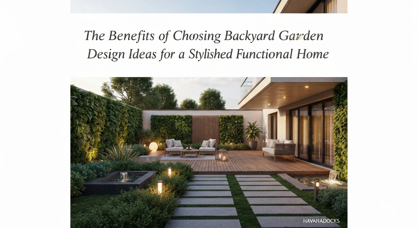The Benefits of Choosing Backyard Garden Design Ideas for a Stylish and Functional Home