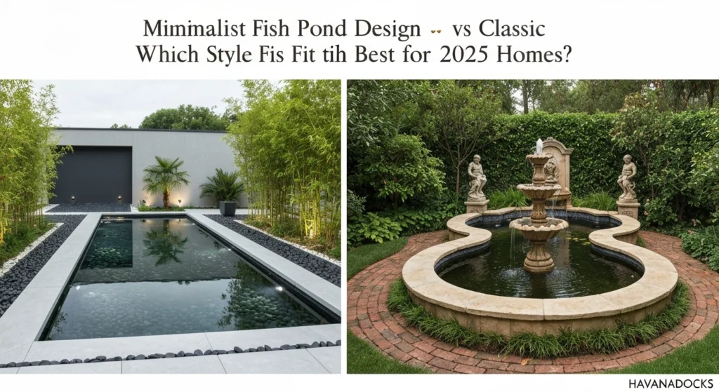 Minimalist Fish Pond Design vs Classic Design: Which Style Fits Best for 2025 Homes?