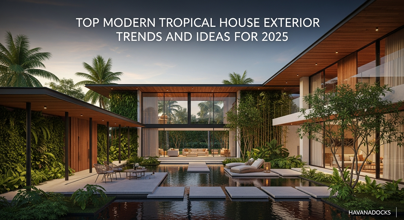 Top Modern Tropical House Exterior Trends and Ideas for 2025
