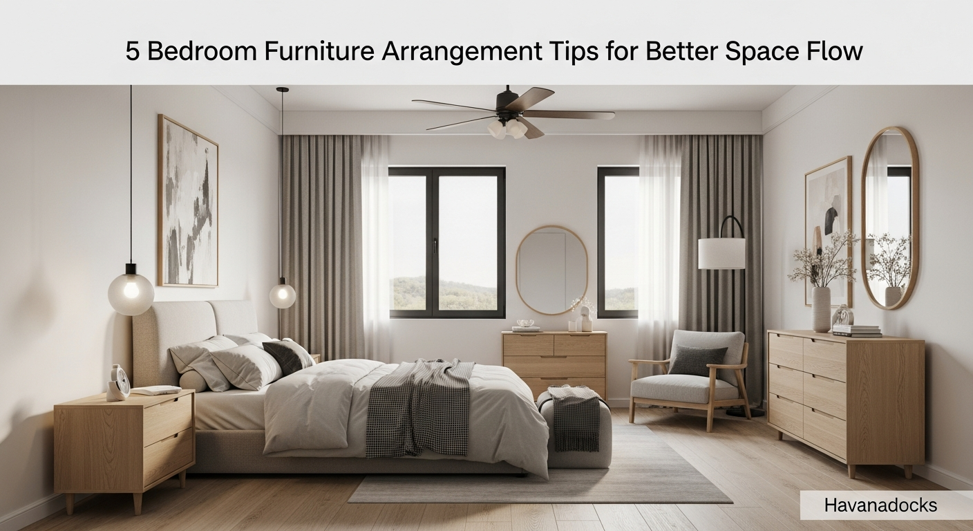 5 Bedroom Furniture Arrangement Tips for Better Space Flow