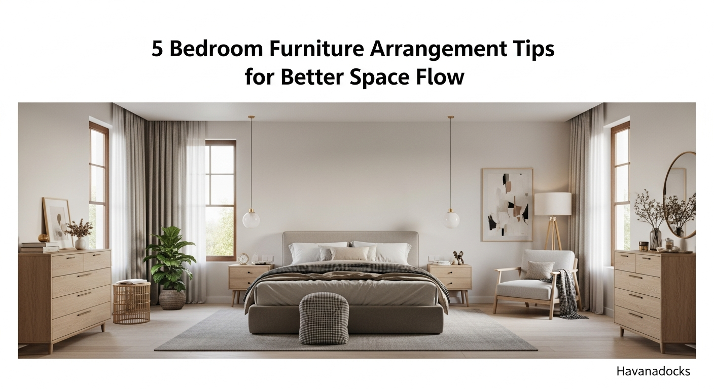 5 Bedroom Furniture Arrangement Tips for Better Space Flow