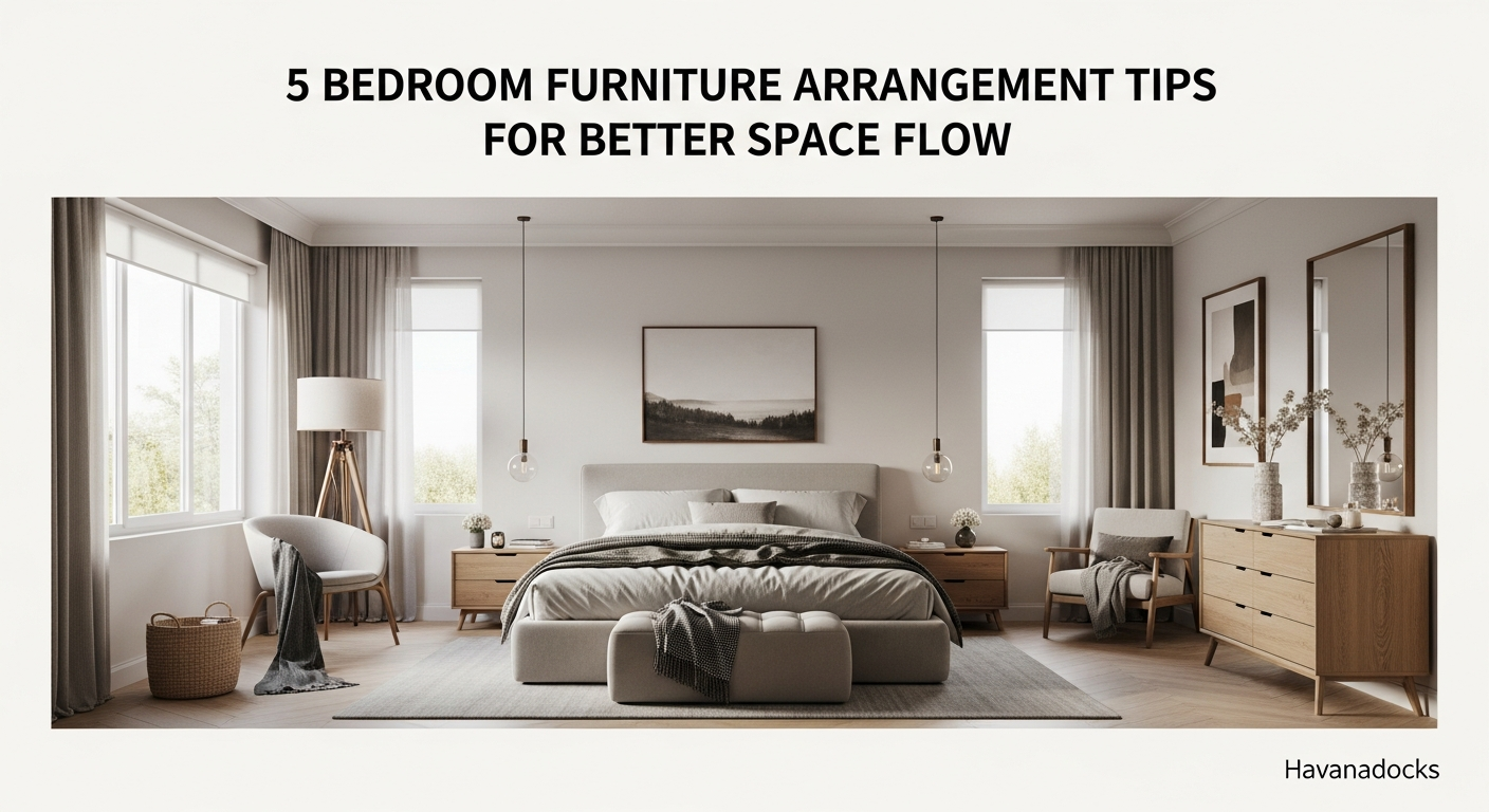 5 Bedroom Furniture Arrangement Tips for Better Space Flow
