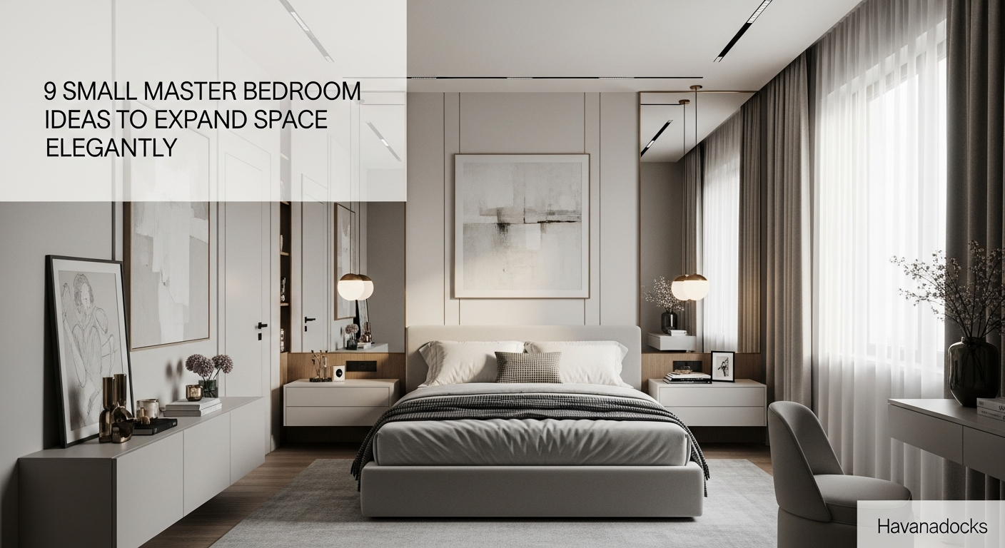 9 Small Master Bedroom Ideas to Expand Space Elegantly