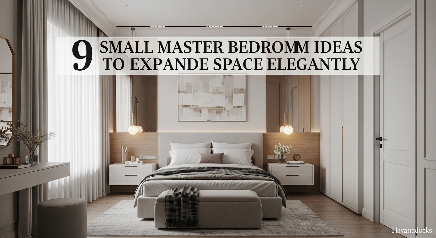 9 Small Master Bedroom Ideas to Expand Space Elegantly