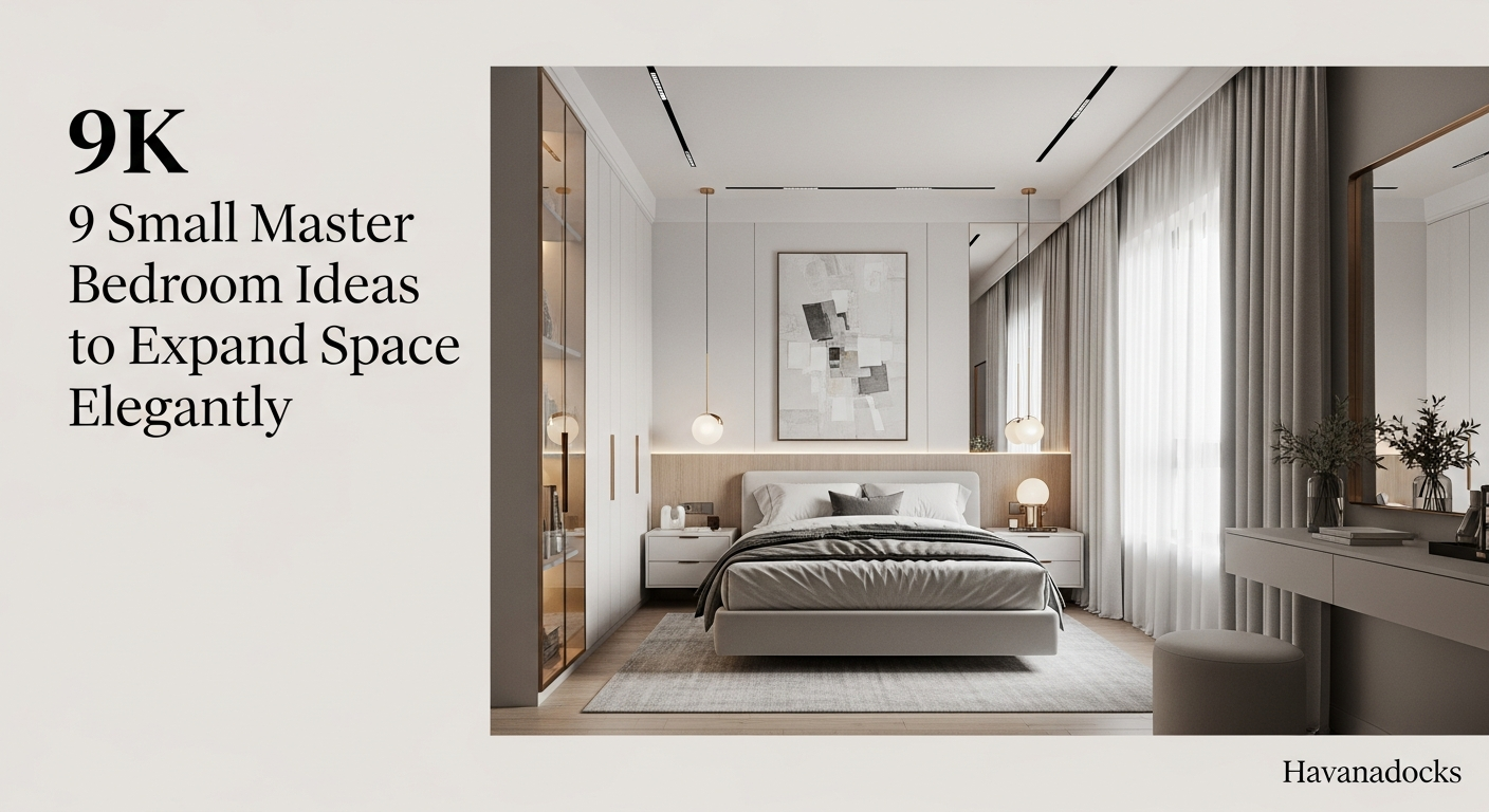 9 Small Master Bedroom Ideas to Expand Space Elegantly