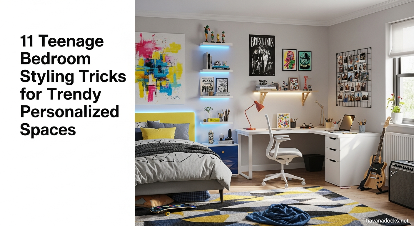 11 Teenage Bedroom Styling Tricks for Trendy Personalized Spaces