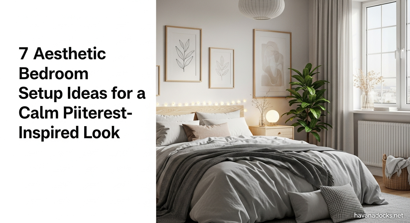 7 Aesthetic Bedroom Setup Ideas for a Calm Pinterest-Inspired Look