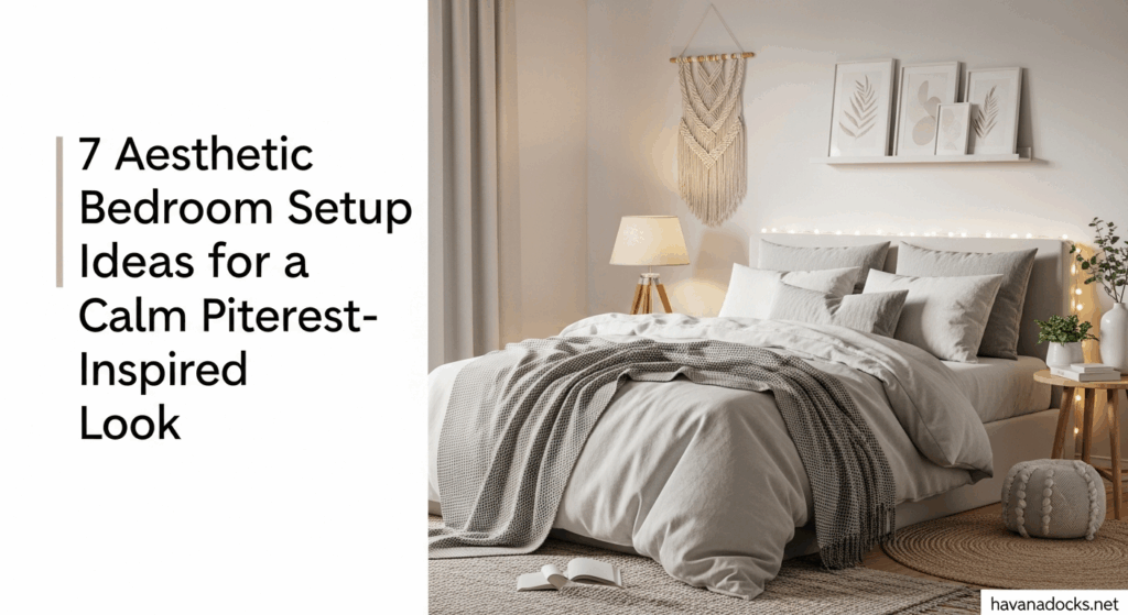 7 Aesthetic Bedroom Setup Ideas for a Calm Pinterest-Inspired Look