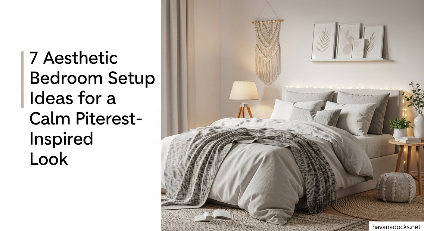 7 Aesthetic Bedroom Setup Ideas for a Calm Pinterest-Inspired Look