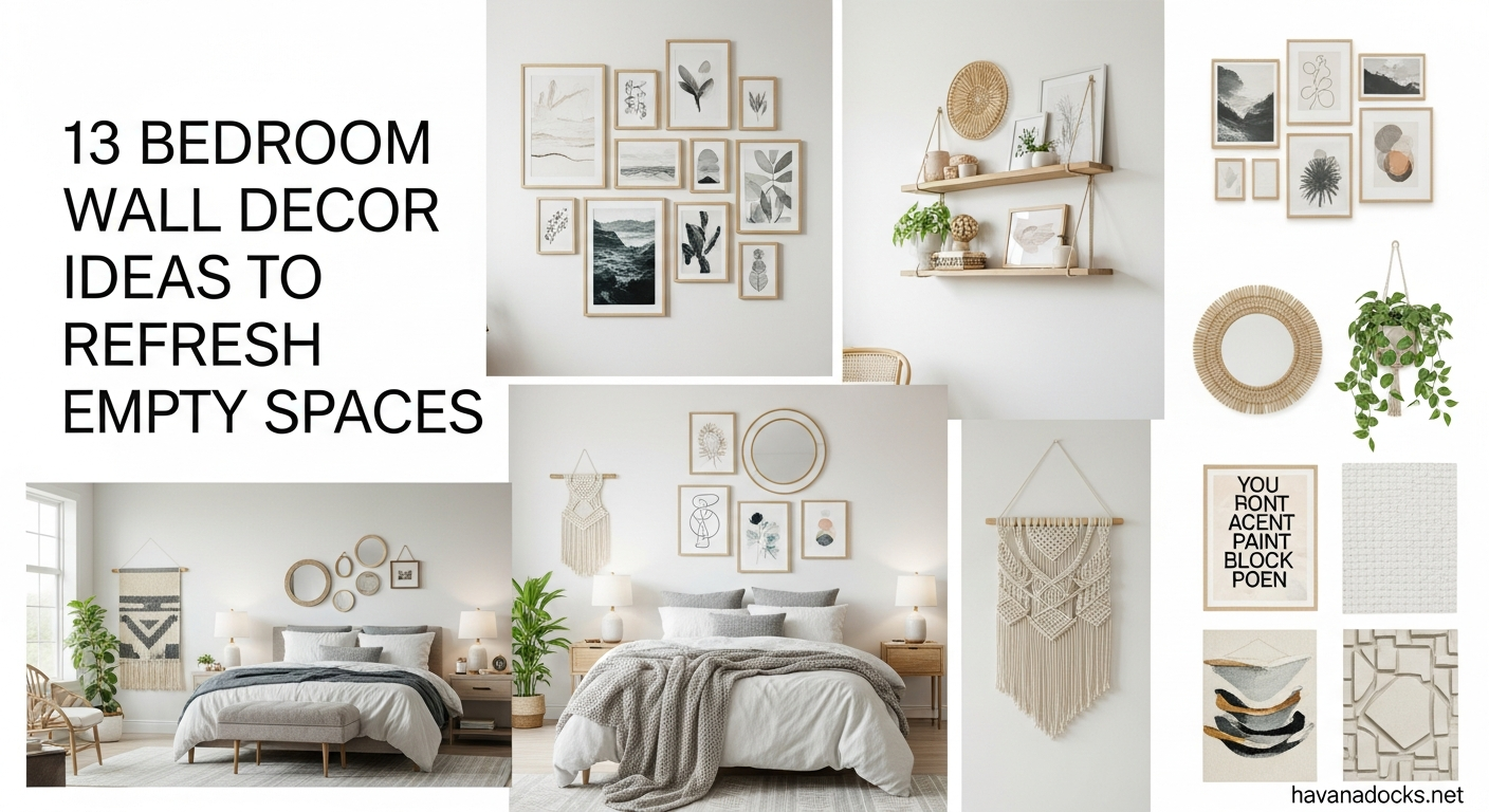 13 Bedroom Wall Decor Ideas to Refresh Empty Spaces