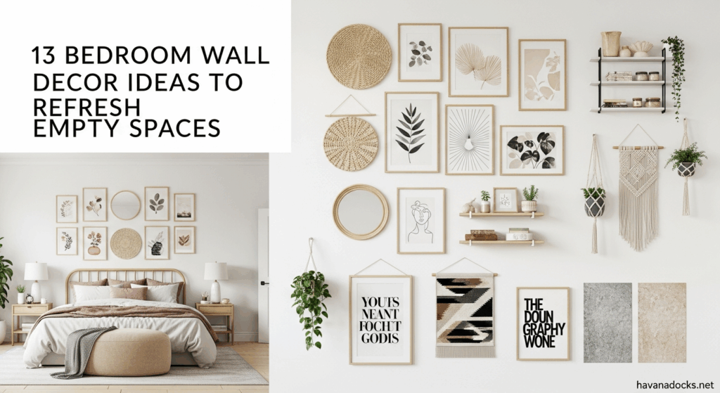13 Bedroom Wall Decor Ideas to Refresh Empty Spaces