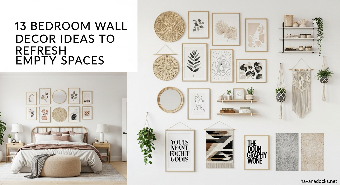 13 Bedroom Wall Decor Ideas to Refresh Empty Spaces