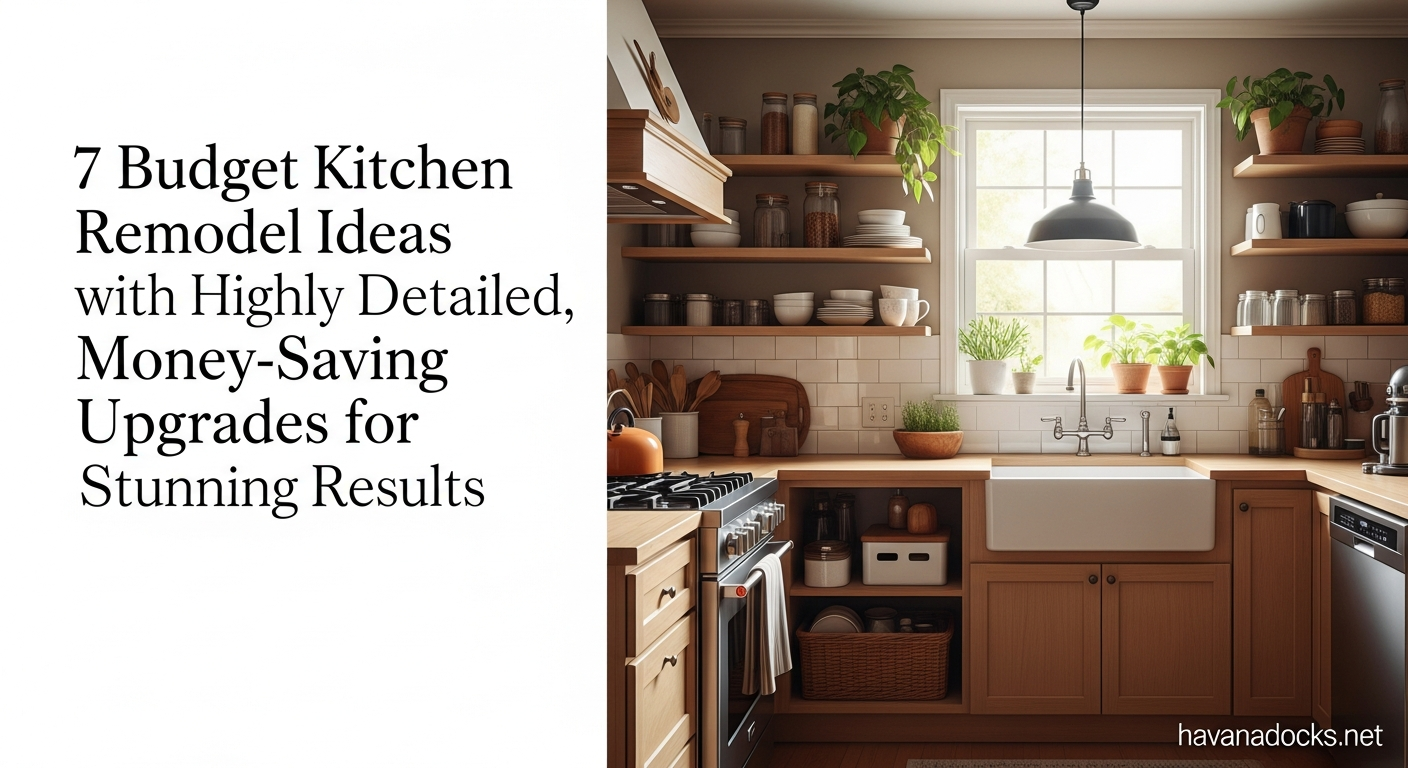 7 Budget Kitchen Remodel Ideas with Highly Detailed, Money-Saving Upgrades for Stunning Results 9 7 Budget Kitchen Remodel Ideas with Highly Detailed, Money-Saving Upgrades for Stunning Results