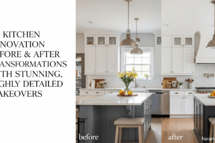 13 Kitchen Renovation Before & After Transformations with Stunning, Highly Detailed Makeovers