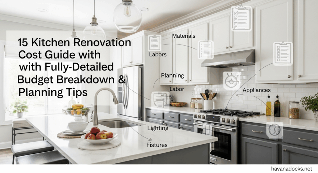 15 Kitchen Renovation Cost Guide with Fully Detailed Budget Breakdown & Planning Tips