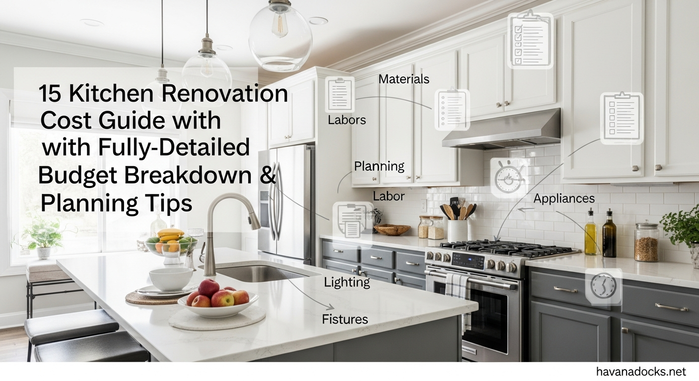 15 Kitchen Renovation Cost Guide with Fully Detailed Budget Breakdown & Planning Tips