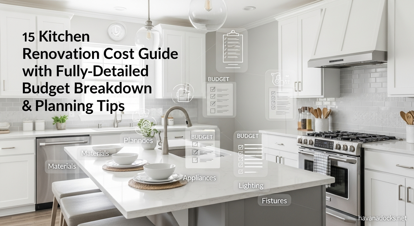 15 Kitchen Renovation Cost Guide with Fully Detailed Budget Breakdown & Planning Tips