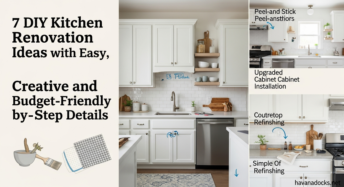 7 DIY Kitchen Renovation Ideas with Easy, Creative, and Budget-Friendly Step-by-Step Details