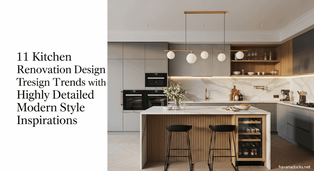 11 Kitchen Renovation Design Trends with Highly Detailed Modern Style Inspirations