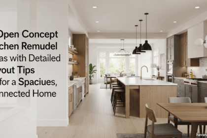 9 Open Concept Kitchen Remodel Ideas with Detailed Layout Tips for a Spacious, Connected Home