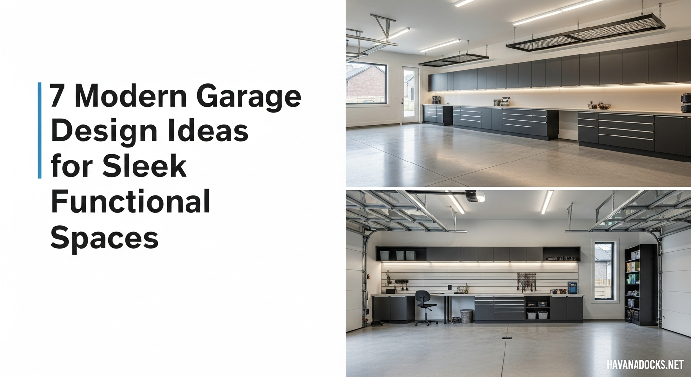 7 Modern Garage Design Ideas for Sleek Functional Spaces