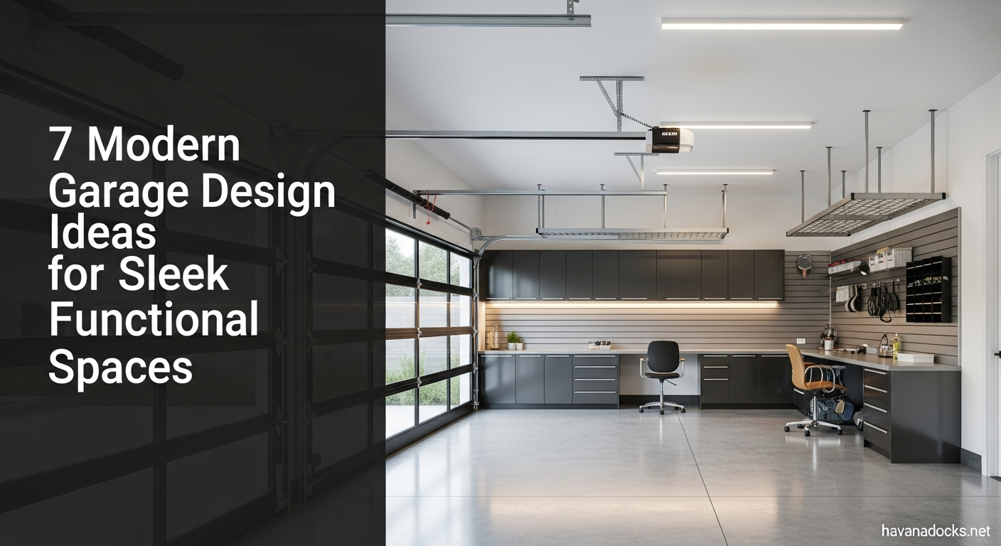 7 Modern Garage Design Ideas for Sleek Functional Spaces