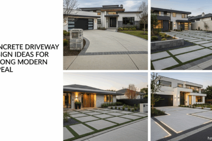 5 Concrete Driveway Design Ideas for Strong Modern Appeal