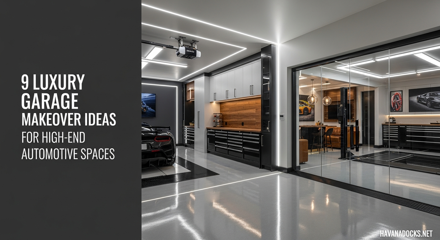 9 Luxury Garage Makeover Ideas for High-End Automotive Spaces