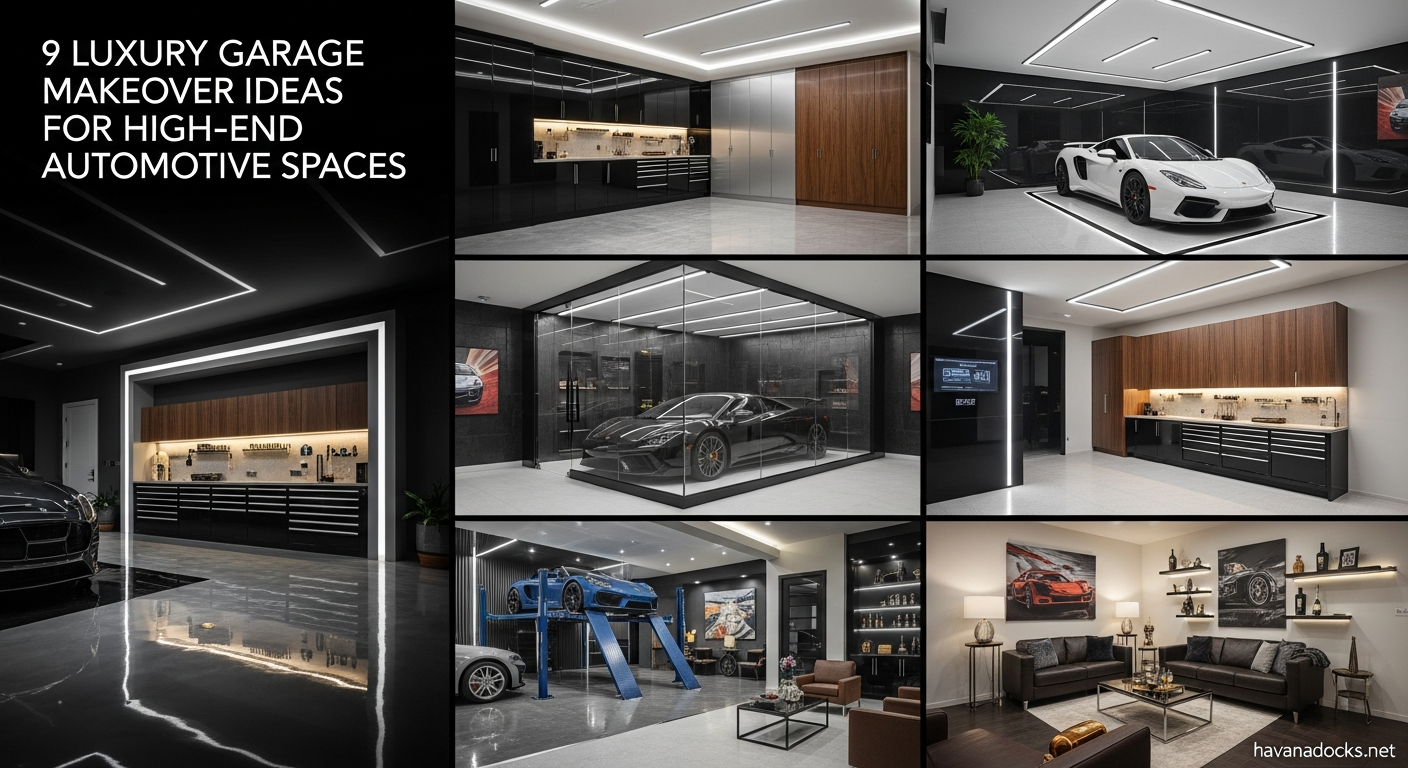 9 Luxury Garage Makeover Ideas for High-End Automotive Spaces